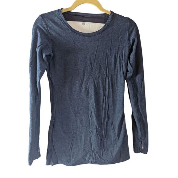 LULULEMON ATHLETICA Every Yogi Long Sleeve"Reversibe" Size 6 - Picture 3 of 5